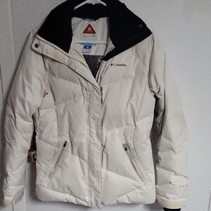 Columbia Black and White Ski Jacket